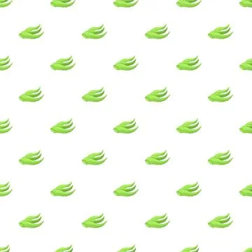 Aloe vera leaves pattern for natural skincare background Illustrazione stock