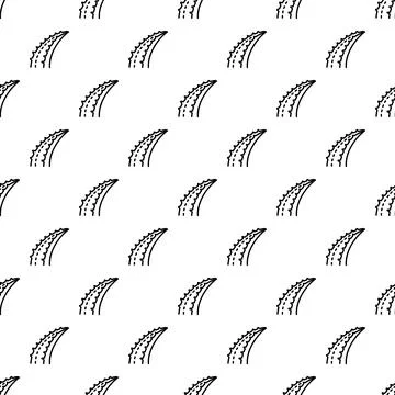 Aloe vera leaves seamless pattern for skincare Illustrazione stock