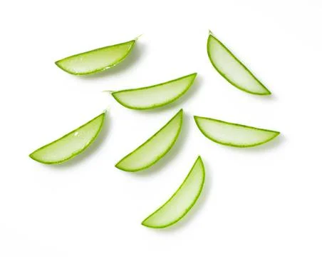 Aloe Vera on a white background Stock Photos