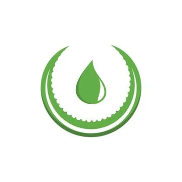 Aloevera icon vector element concept design template Illustrazione stock