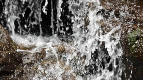 Aloha Films - Small Waterfall Close-up Slo Mo - 02 Canon 1DX II 1080p 30p 1 Stock Footage 146340709
