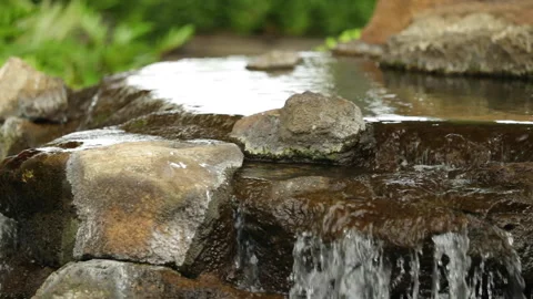 Aloha Films - Small Waterfall Close-up Slo Mo - 04 Canon 1DX II 1080p 24p Stock Footage 146340737