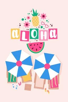 Aloha イラスト素材