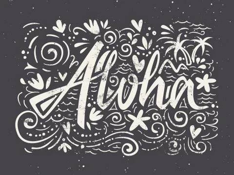 Aloha shirts to print.. Stock Illustration