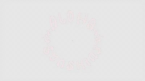 Aloha sunshine loop on alpha channel transparent background Stock Footage 344691066