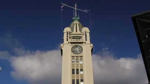 Aloha tower, honolulu 動画素材 58071331