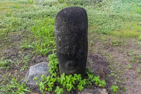 Alok Ikom Stone Monoliths, Alok, Nigeria, West Africa, Africa Stock Photos