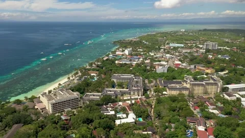 Alona Beach in Panglao, Boho Stock Footage 333470929