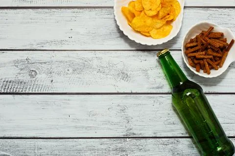 Alone in beer bar concept Stock Photos