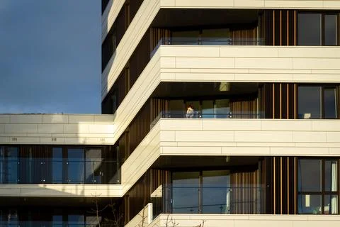 Alone in a block of flats Stock Photos