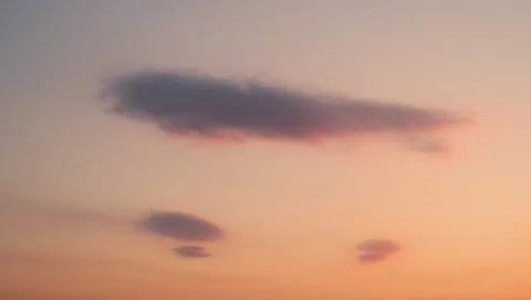 Alone clouds time lapse Stock Footage 229308480