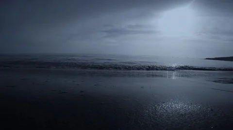 Alone in the dark horizon Stock Footage 67551201