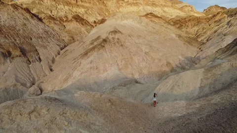 Alone in Death Valley Stock Footage 231233748