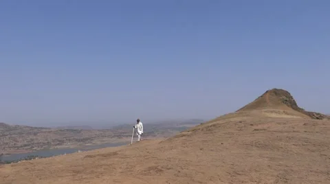 Alone On The Hill 스톡 동영상 50154175