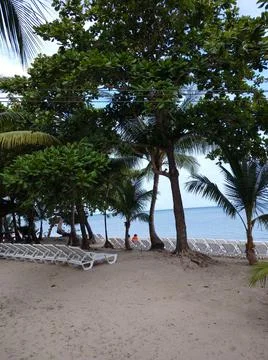 Alone in paradise Stock Photos