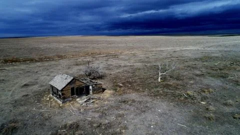 Alone on the Prairie Stock Photos