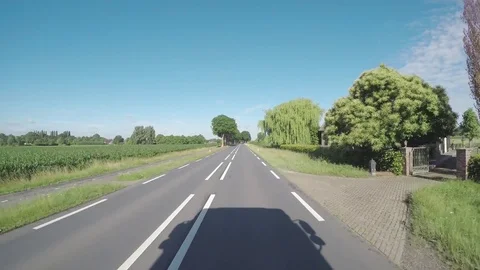 Alone on the road Stock Footage 83499349