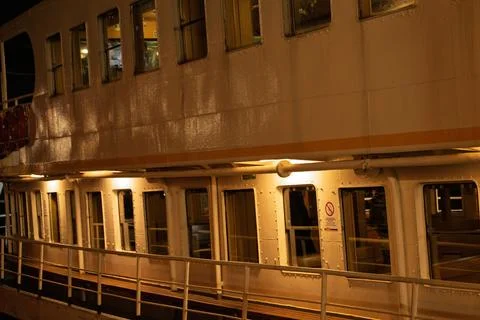 Alone on the ship Stock Photos