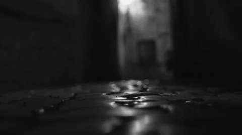 Alone walk in darkness Stock Footage 51014150