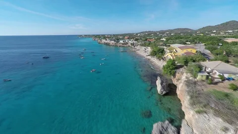 Along the Island Coast Stock-Footage 78909161