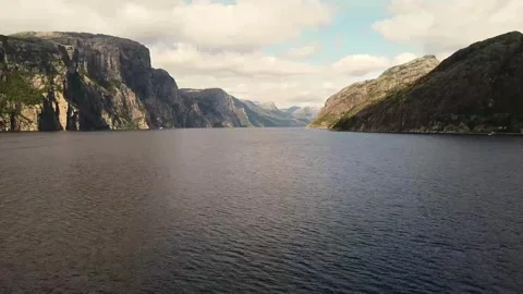 Along the Lysefjord Stock Footage 249249954