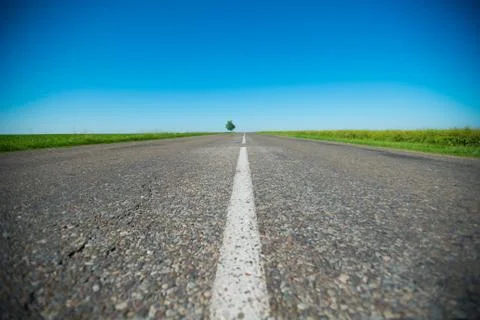 Along the road Foto stock