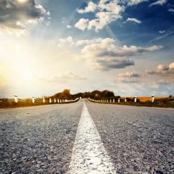 Along the road Stock Photos