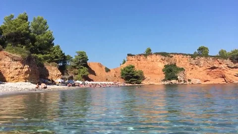 Alonissos beach Stock Footage 72792977