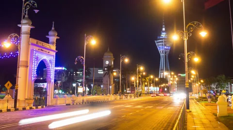 Alor Setar Menara at Night. Stock Footage 66289237