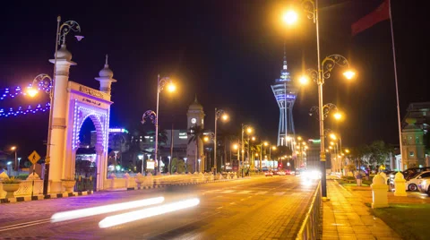 Alor Setar Menara at Night. Stock Footage 66289301