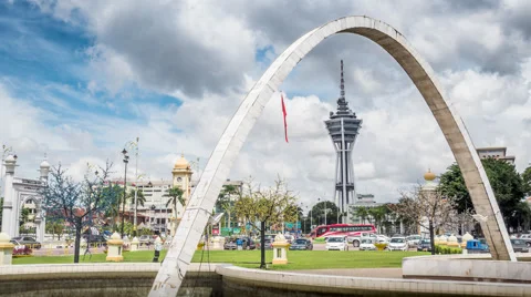 Alor Setar View to Menara Stock Footage 66241370