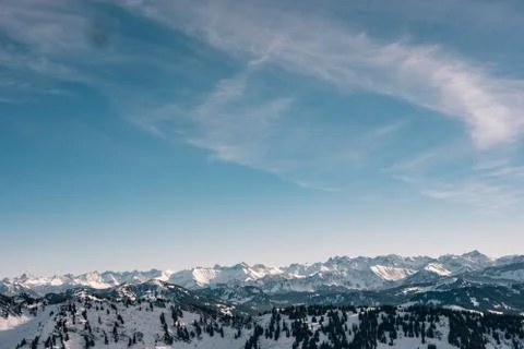 THE ALP MOUNTAINS Stock Photos