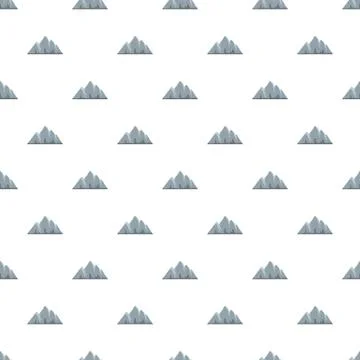 Alp pattern seamless Stock Illustration