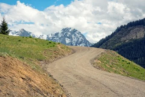 Alp Road Stock Photos