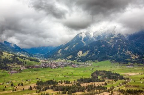 Alp Valley Stock Photos