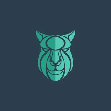 Alpaca logo vector Stock Illustration