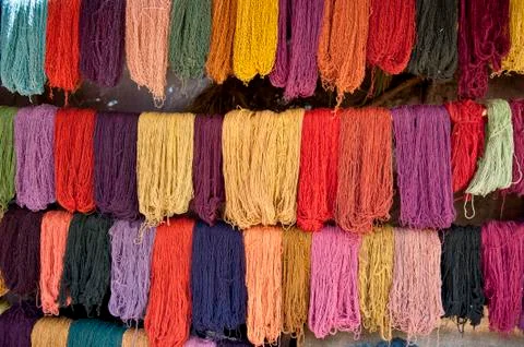 Alpaca Yarn 库存照片