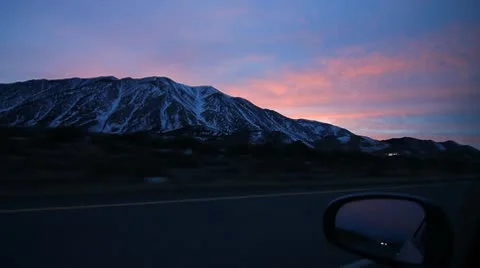 ALPENGLOW IN THE MOUNTAINS Video stock 10787929