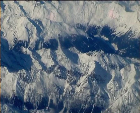 Alpes from above Video stock 40034524