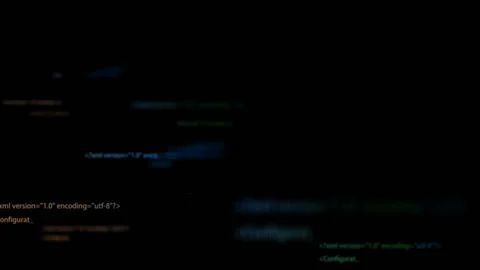 Alpha Artificial intelligence computer hacker network programming code rolli Stock Footage 132099764