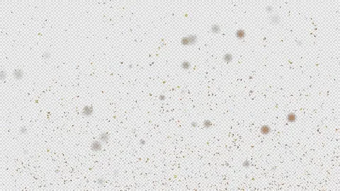 Alpha Beautiful and romantic particle light spots diffuse and rise Stock Footage 291005992