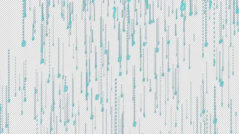 Alpha Binary digital rain information stream digital password Stock Footage 159061347