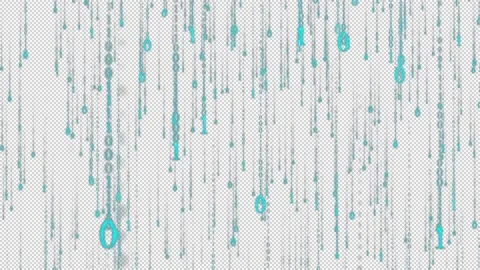 Alpha Binary digital stream digital string information stream cipher Stock Footage 157041861