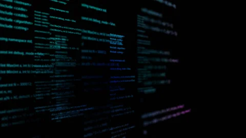 Alpha binary information flow Stock Footage 122412093