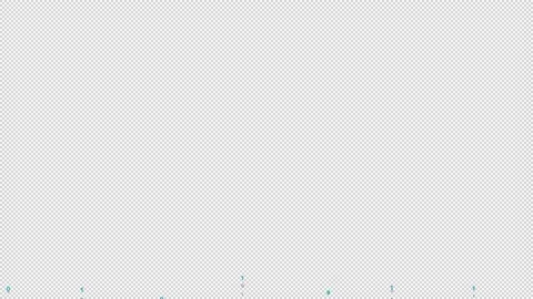 Alpha Binary matrix rain rising 1 Stock Footage 137641709