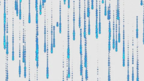 Alpha Binary technology digital stream digital string information stream Stock Footage 157043877