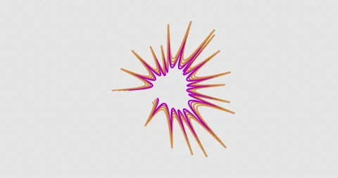 Alpha channel, animation abstract minimalistic geometric element for design and Stock Footage 221151832