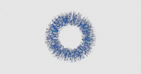 Alpha channel, animation abstract waves minimalistic geometric element for Stock Footage 221100080