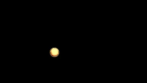 Alpha Channel Background. Ball of yellow light track path curve and disappear Stock Footage 98924247