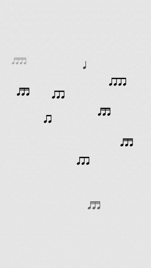 Alpha channel file - Rising Floating Musical Notes Animation, Vertical layout Stock Footage 305723560